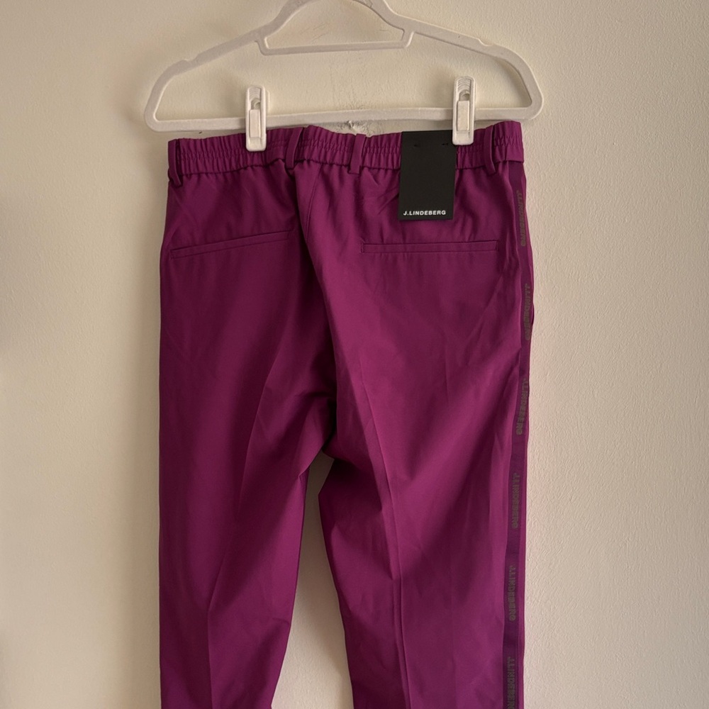 Men's Micro Stretch Jogger Pants - Deep Plum - Picture 2 of 6